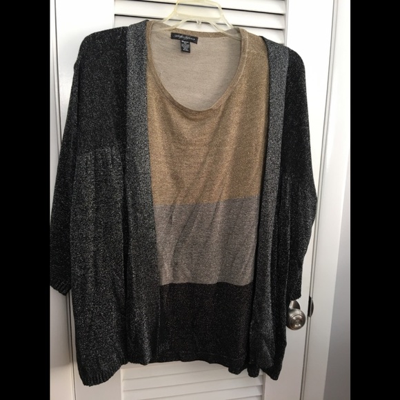 Be party ready! Sweater and cardi set. - Picture 1 of 4